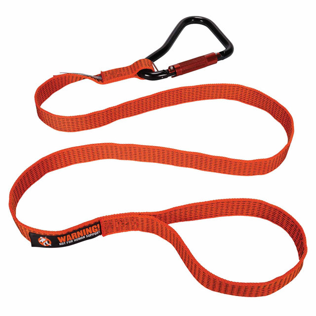 Ergodyne 19148 3148 Standard Orange Lanyard - XL Carabiner + Loop - 80lbs