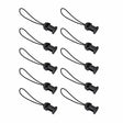 Ergodyne 19165 3133 10-pack Black Scanner Lanyard - Loop Attachments 10-Pack