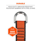 Ergodyne 19174 #3174 Orange Anchor Choke Strap - 25lbs / 12kg - 3