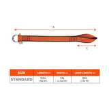 Ergodyne 19174 #3174 Orange Anchor Choke Strap - 25lbs / 12kg - 6