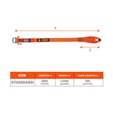 Ergodyne 19195 #3177 Orange Anchor Choke Strap - 60lbs / 27kg - 6