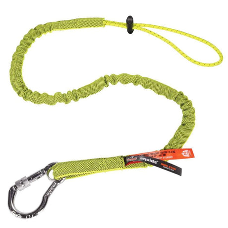 Ergodyne 19203 #3100-Bulk Single Carabiner Tool Lanyard -10lbs, Lime Green, (10pk)