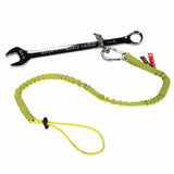 Ergodyne 19205 3100-100PK Standard Lime Lanyard - Carabiner + Loop - 10lbs 100-Pack - 2