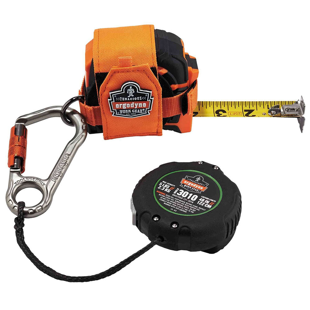 Ergodyne 19310 Squids 3010 Retractable Tool Lanyard with Belt Loop Clip - 3