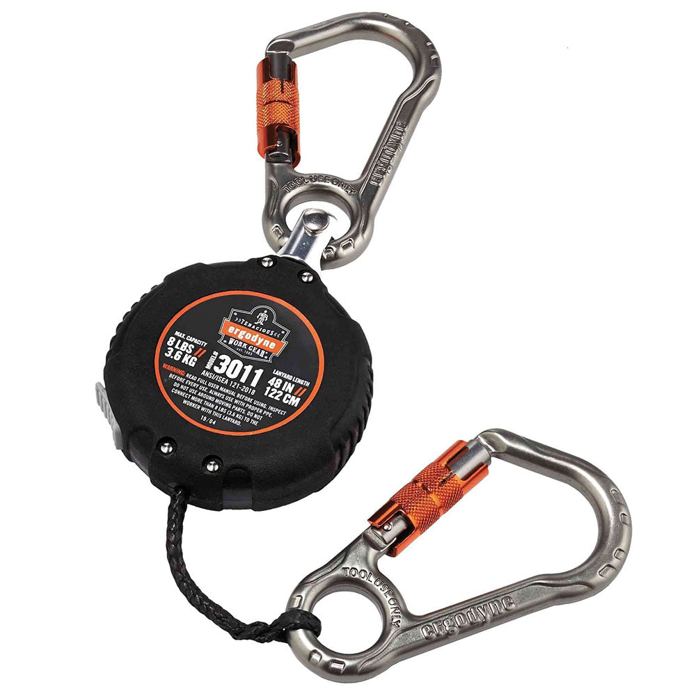 Ergodyne 19311 Squids 3011 Retractable Tool Lanyard with Carabiner Mount - 2