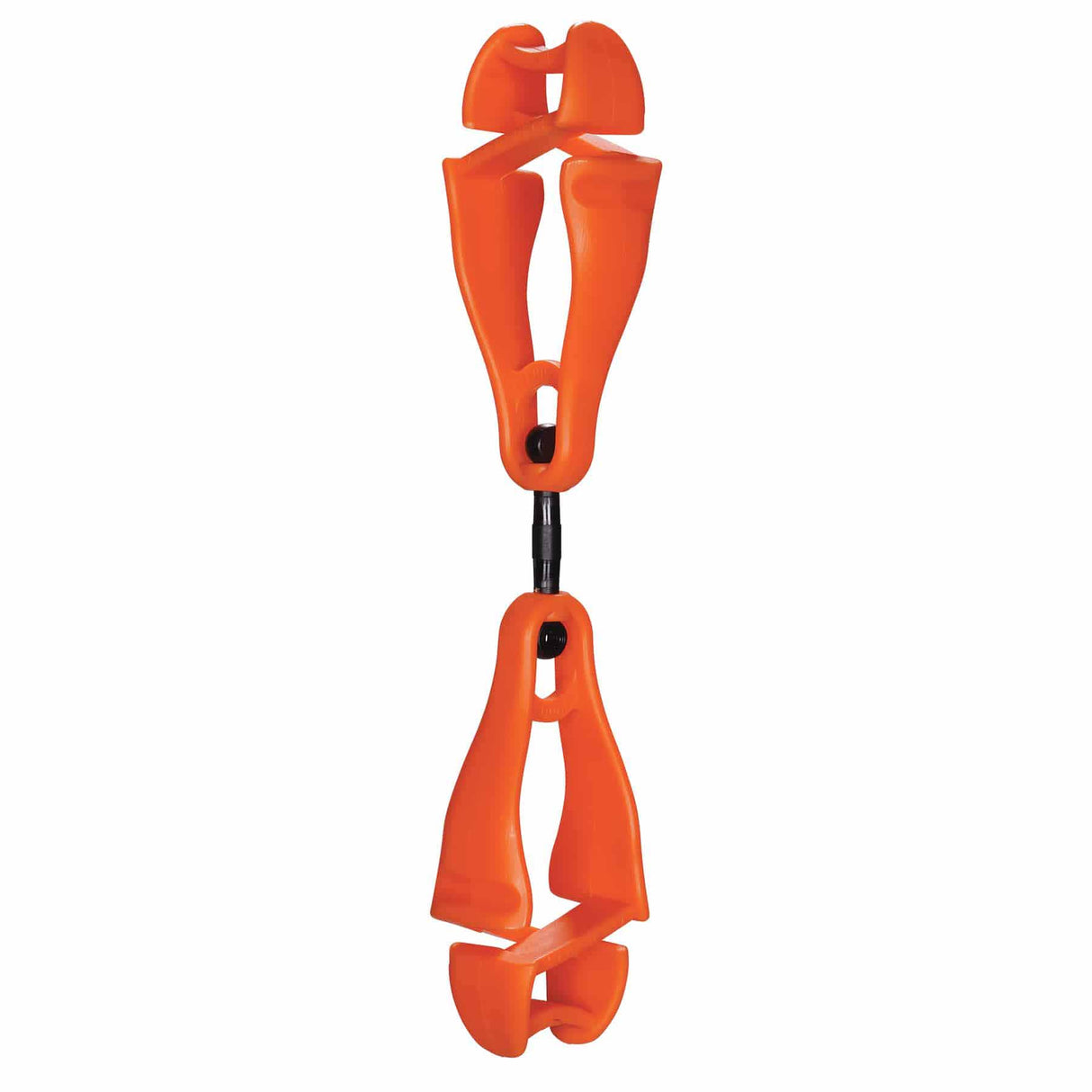 Ergodyne 19418 3420  Orange Swivel Glove Clip Holder - Dual Clips