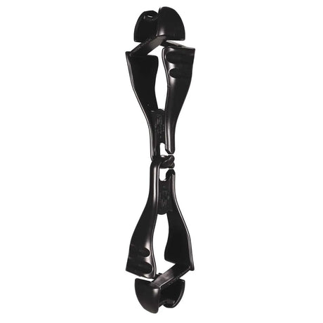 Ergodyne 19712 Squids 3400 Black Dual Clip Glove Holder 6.5" x 1" x 1"