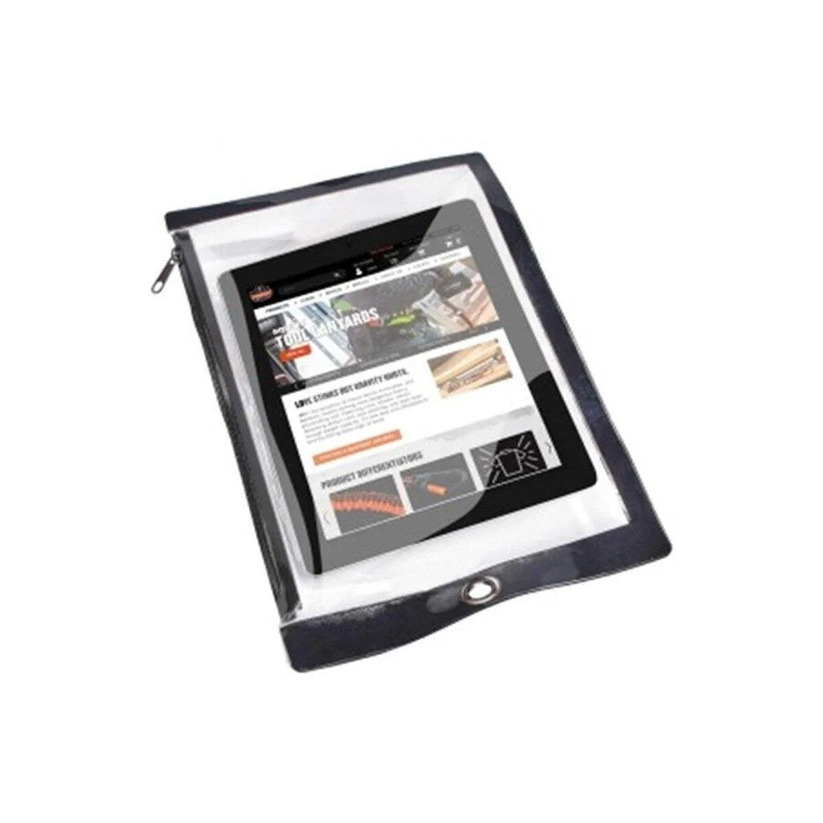 Ergodyne 19764 3765 Water Resistant Tablet Pouch with Touchscreen Window and Tether Grommet - 2