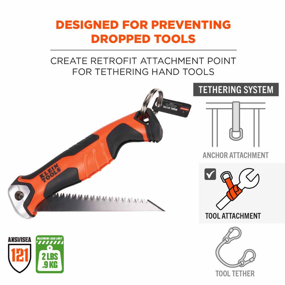 Ergodyne 19785 3785 1 in (2.5 cm) Split Ring Tool Attachment (10-pack) - 2