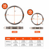 Ergodyne 19785 3785 1 in (2.5 cm) Split Ring Tool Attachment (10-pack) - 7