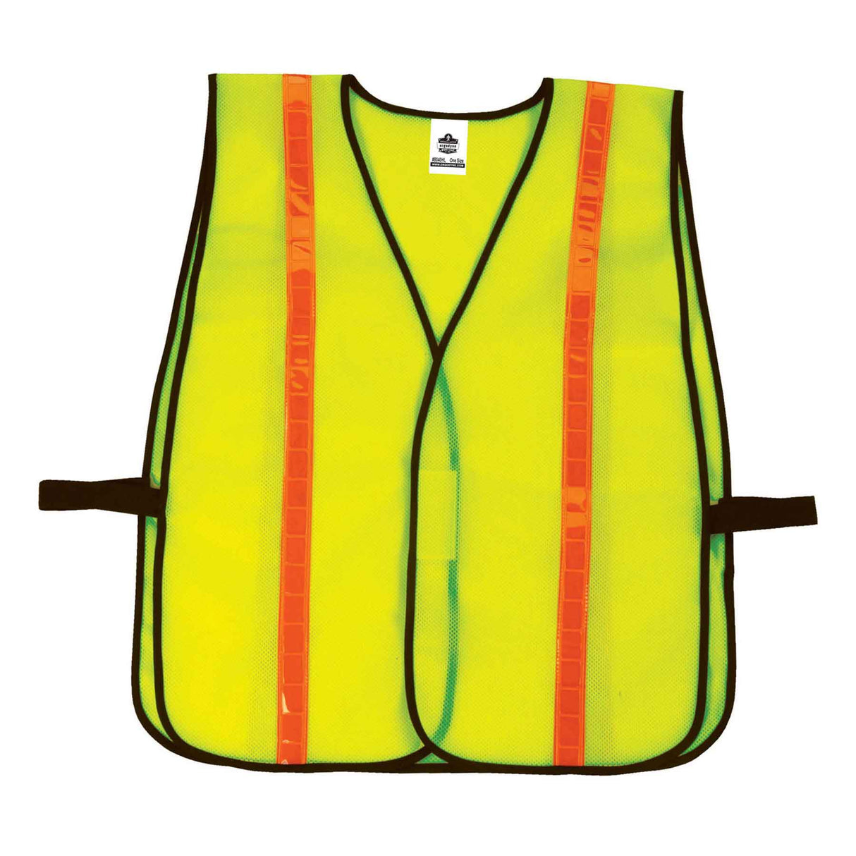 Ergodyne 20080 GloWear 8040HL Non-Certified Hi-Gloss Vest, HV Lime