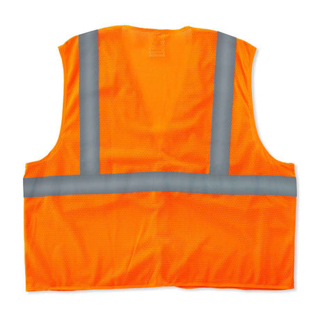 Ergodyne 20961 GloWear 8205HL Type R Class 2 Super Econo Mesh Vest, XSmall, HV Orange