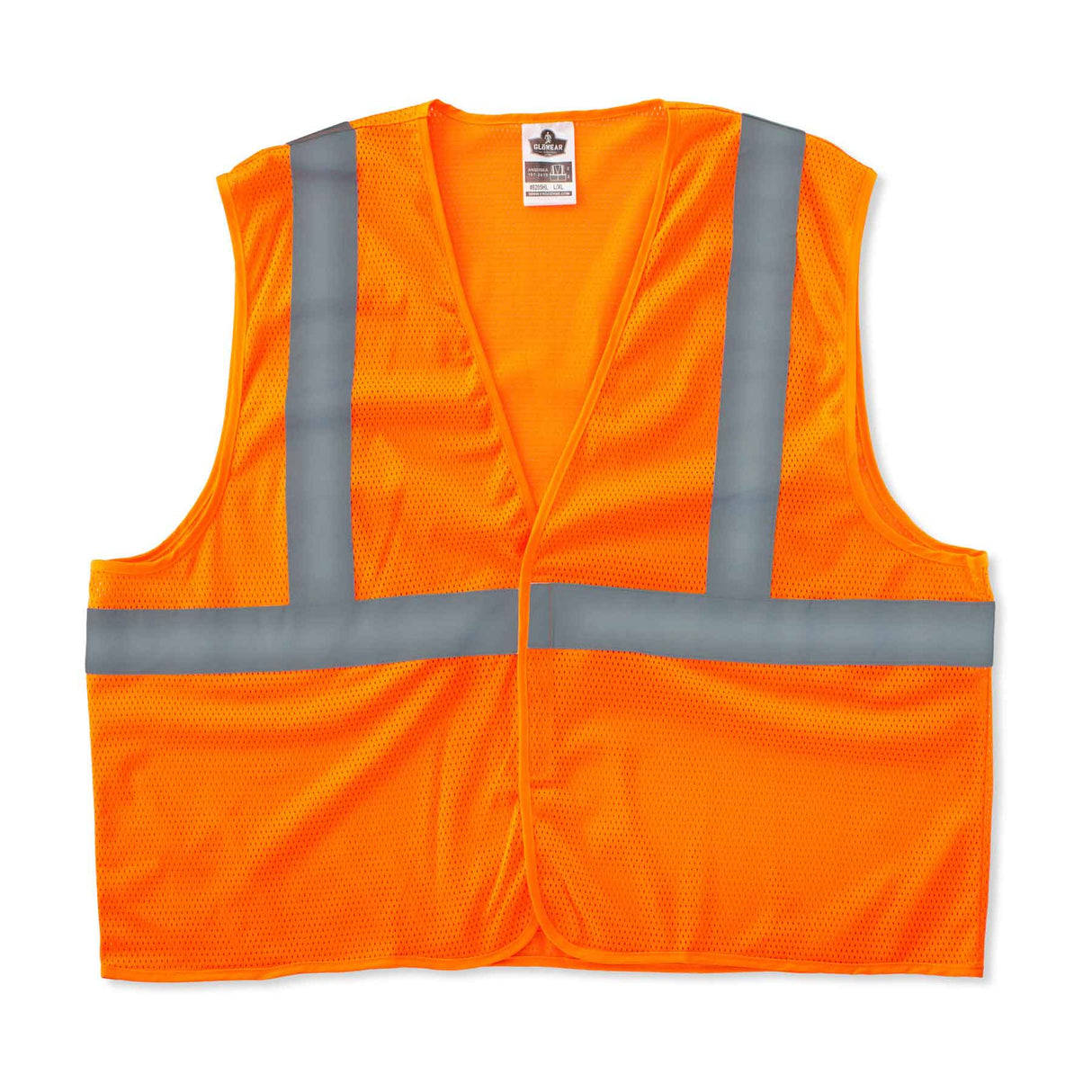 Ergodyne 20963 GloWear 8205HL Type R Class 2 Super Econo Mesh Vest, Small/Medium, HV Orange - 2