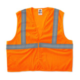 Ergodyne 20963 GloWear 8205HL Type R Class 2 Super Econo Mesh Vest, Small/Medium, HV Orange - 2