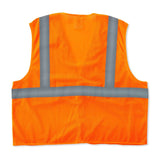 Ergodyne 20965 GloWear 8205HL Type R Class 2 Super Econo Mesh Vest, Large/XL, HV Orange