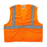 Ergodyne 20967 GloWear 8205HL Type R Class 2 Super Econo Mesh Vest, 2XL/3XL, HV Orange - 2