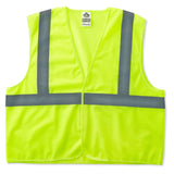 Ergodyne 20971 GloWear 8205HL Type R Class 2 Super Econo Mesh Vest, XSmall, HV Lime - 2