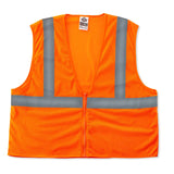 Ergodyne 20983 GloWear 8205Z Type R Class 2 Super Econo Mesh Vest, Small/Medium, HV Orange - 2