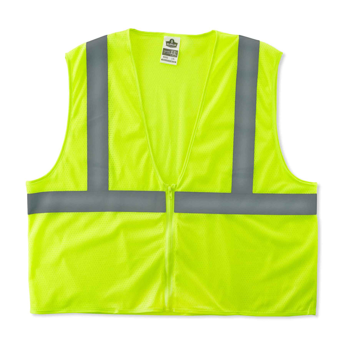 Ergodyne 20995 GloWear 8205Z Type R Class 2 Super Econo Mesh Vest, Large/XL, HV Lime - 2