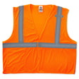 Ergodyne 21013 GloWear 8210HL Type R Class 2 Economy Mesh Vest, Small/Medium, HV Orange