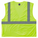 Ergodyne 21021 8210HL XS Lime Class 2 Economy Mesh Vest - H+L - 2