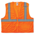 Ergodyne 21043 GloWear 8210Z Type R Class 2 Economy Mesh Vest, Small/Medium, HV Orange