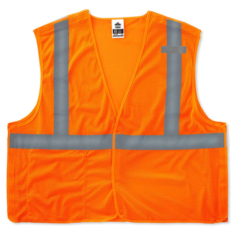 Ergodyne 21061 GloWear 8215BA Type R Class 2 Econo Breakaway Mesh Vest, XSmall, HV Orange