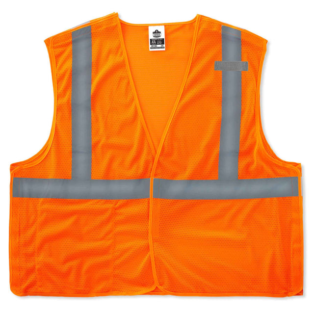 Ergodyne 21063 GloWear 8215BA Type R Class 2 Econo Breakaway Mesh Vest, Small/Medium, HV Orange