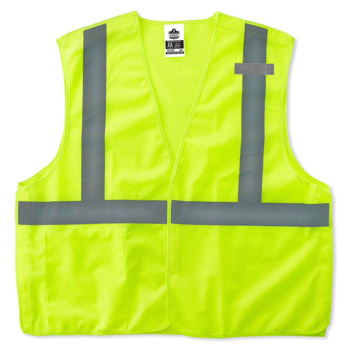 Ergodyne 21071 GloWear 8215BA Type R Class 2 Econo Breakaway Mesh Vest, XSmall, HV Lime