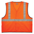 Ergodyne 21083 GloWear 8216BA Type R Class 2 Breakaway Mesh Vest, ID Badge Holder, S/M, HV Orange