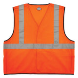 Ergodyne 21083 GloWear 8216BA Type R Class 2 Breakaway Mesh Vest, ID Badge Holder, S/M, HV Orange