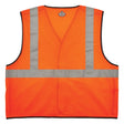 Ergodyne 21083 GloWear 8216BA Type R Class 2 Breakaway Mesh Vest, ID Badge Holder, S/M, HV Orange