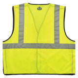 Ergodyne 21093 GloWear 8216BA Type R Class 2 Breakaway Mesh Vest, ID Badge Holder, S/M, HV Lime