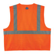 Ergodyne 21113 GloWear 8220Z Type R Class 2 Standard Mesh Vest, Small/Medium, HV Orange