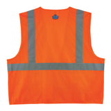 Ergodyne 21115 GloWear 8220Z Type R Class 2 Standard Mesh Vest, Large/XL, HV Orange