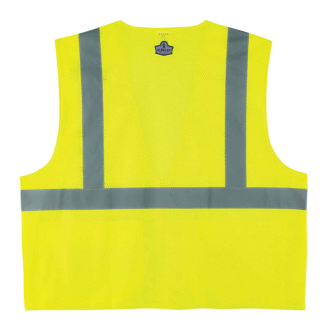 Ergodyne 21127 GloWear 8220Z Type R Class 2 Standard Mesh Vest, 2XL/3XL, HV Lime