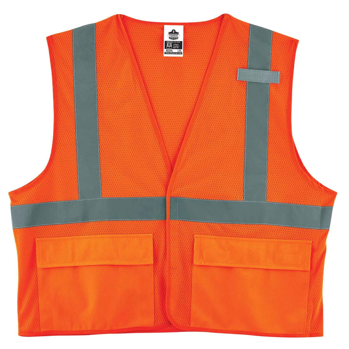 Ergodyne 21139 GloWear 8220HL Type R Class 2 Standard Mesh Vest, 4XL/5XL, HV Orange - 2