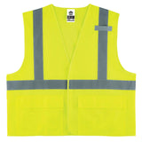 Ergodyne 21143 GloWear 8220HL Type R Class 2 Standard Mesh Vest, Small/Medium, HV Lime - 2