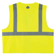 Ergodyne 21163 GloWear 8225Z Type R Class 2 Standard Solid Vest, Small/Medium, HV Lime