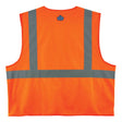 Ergodyne 21173 GloWear 8225HL Type R Class 2 Standard Solid Vest, Small/Medium, HV Orange