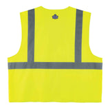 Ergodyne 21183 GloWear 8225HL Type R Class 2 Standard Solid Vest, Small/Medium, HV Lime