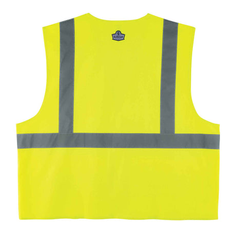 Ergodyne 21183 GloWear 8225HL Type R Class 2 Standard Solid Vest, Small/Medium, HV Lime