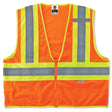 Ergodyne 21315 GloWear 8230Z Type R Class 2 Two-Tone Vest, Large/XL, HV Orange