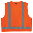 Ergodyne 21419 GloWear 8250Z Type R Class 2 Surveyors Vest, 4XL/5XL, HV Orange