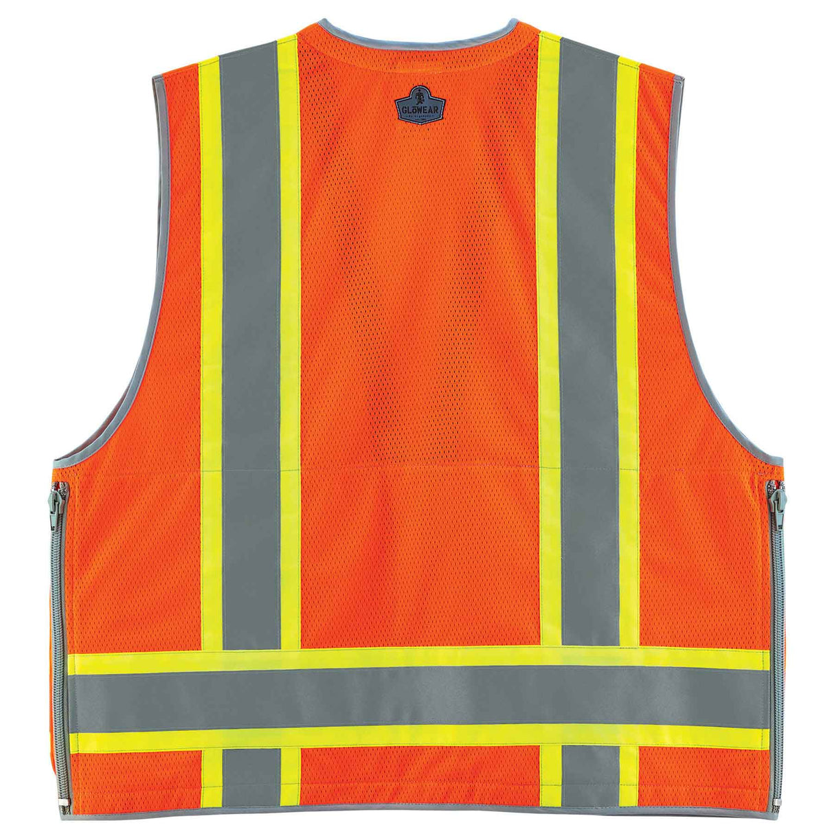 Ergodyne 21453 GloWear 8254HDZ Type R Class 2 Heavy-Duty Surveyors Vest, Small/Medium, HV Orange