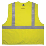 Ergodyne 21465 8261FRHL L/XL Lime Class 2 FR Safety Vest - Dual Compliant - H+L - 2