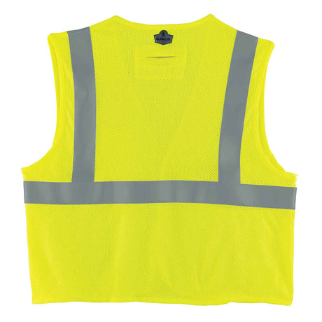 Ergodyne 21493 GloWear 8260FRHL Type R Class 2 FR Modacrylic Vest, Small/Medium, HV Lime