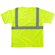 Ergodyne 21502 GloWear 8289 Type R Class 2 T-Shirt, Small, HV Lime