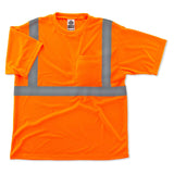 Ergodyne 21512 GloWear 8289 Type R Class 2 T-Shirt, Small, HV Orange - 2