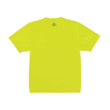 Ergodyne 21554 GloWear 8089 Non-Certified T-Shirt, Large, HV Lime